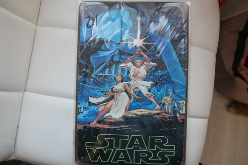 Plaque publicitaire star wars - publicitaire,