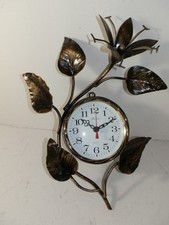 Horloge Murale FEUILLES En FER