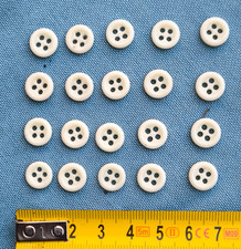 20 boutons 10 mm céramique