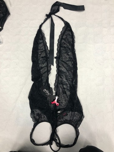 Body string dentelle noir - string,