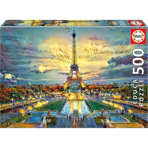 Puzzle tableau tour eiffel - tour,