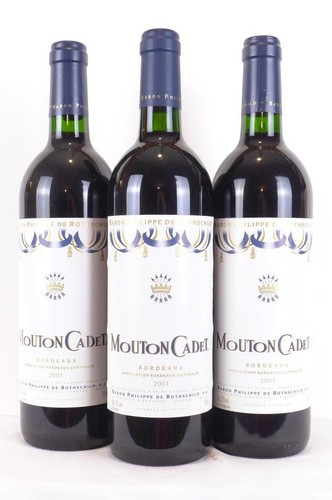 Lot bouteilles bordeaux - de, 3