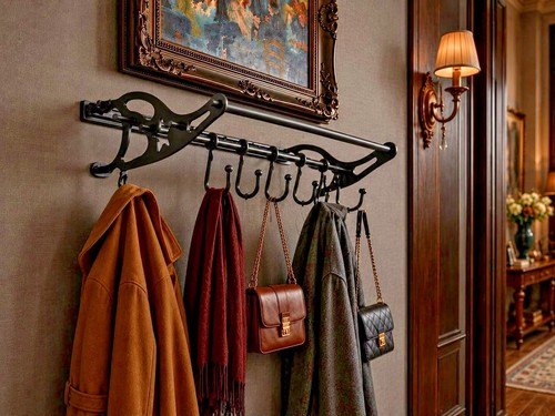 Porte manteau mural vintage - mural,