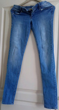 jean stretch bleu délavé