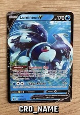 Carte Pokemon LUMINEON V - SWSH250 PROMO Ultra Rare V Epée et Bouclier Anglais