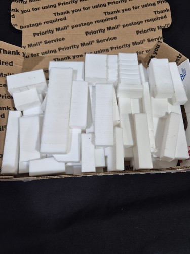Assorted ptfe teflon pieces - assorted, /