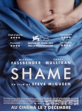 SHAME - FASSBENDER / MULLIGAN / SEX ADDICT - ORIGINAL FRENCH MOVIE POSTER