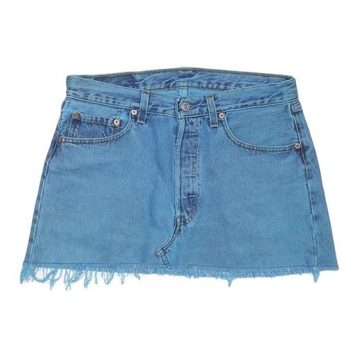 Levi jupe mini jean bleu - mini,