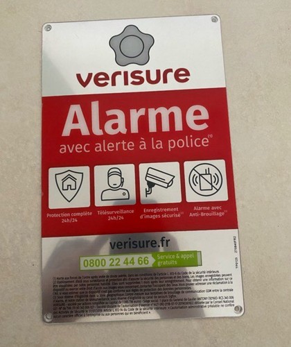 Promo plaque plexi - plexi, verisure