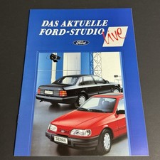 FORD PROGRAMM 1990 / 16p brochure catalogue / DE / ESCORT XR3i SIERRA SCORPIO
