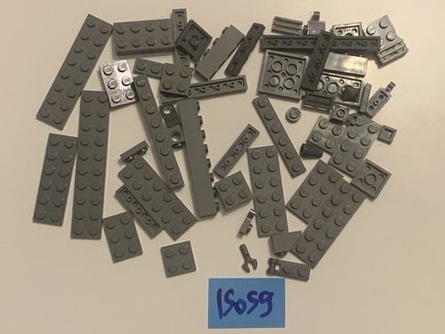 Lot pièces lego grises - lot,