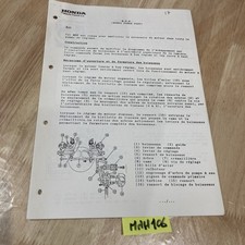 Honda moto note technique SAV