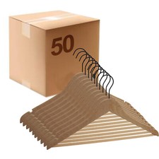 Gerso 50x cintres bois - cintres, en