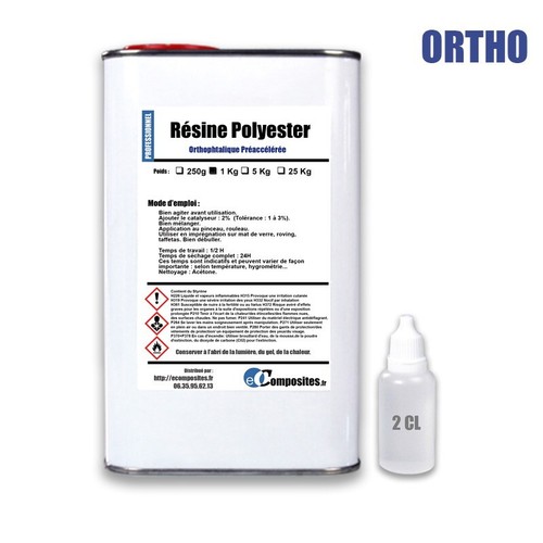Résine polyester ortho - 1,