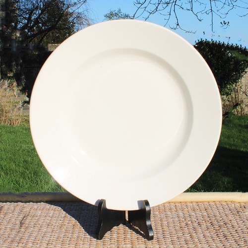 Ancien plat rond creux - ,
