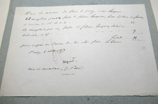 FREDERIC JACQUIER Autographe Signé 1857 LITTERATEUR FABULISTE ROMORANTIN PASSY