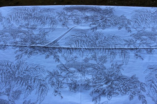 Ancien tissu décor gente