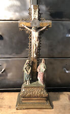 Calvaire XIXe Bois Plâtre