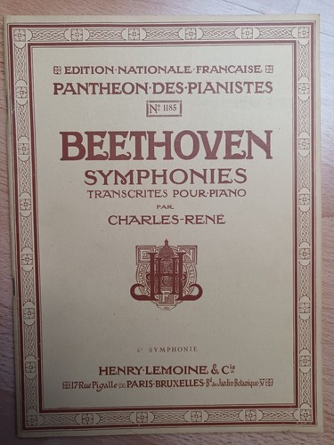 Beethoven symphonie 6 - beethoven, n°6