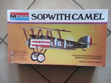 SOPWITH CAMEL, MONOGRAM, 1/48, réf: 5204, 1979, ( airfix, italeri, hasegawa ).