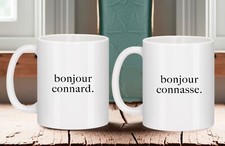Mug "Bonjour Connasse" & "Bonjour Connard" – Duo humoristique – 350 ml – 2 mugs