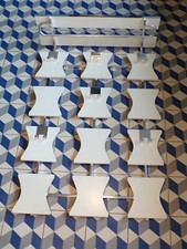 VINTAGE PORTEMANTEAU VESTIAIRE-DESIGN 70-6 crochet modulable-SCANDINAVE