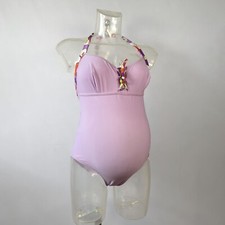 MAILLOT DE BAIN GROSSESSE ALLAITEMENT MATERNITÉ 1 PIÈCE FUTURE MAMAN TAILLE 38