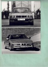 photo de presse / press photo original BMW Serie 7 750i E32 / 850i E31 1991