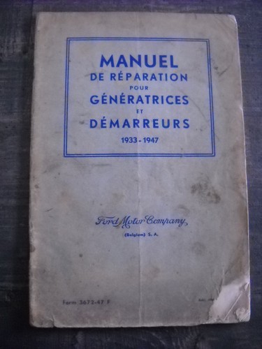 Manuel reparation pour - de,