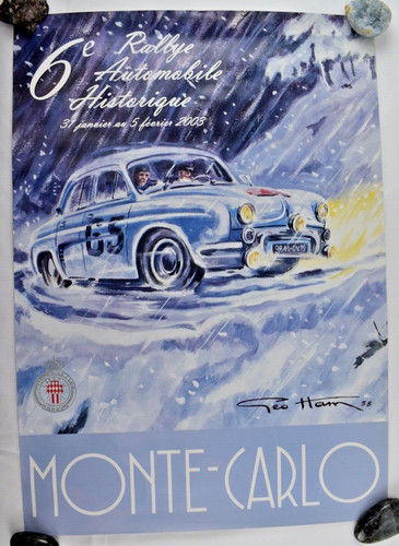 Affiche originale rallye - affiche,