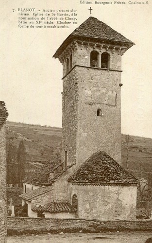 Carte blanot ancien prieuré - ancien,