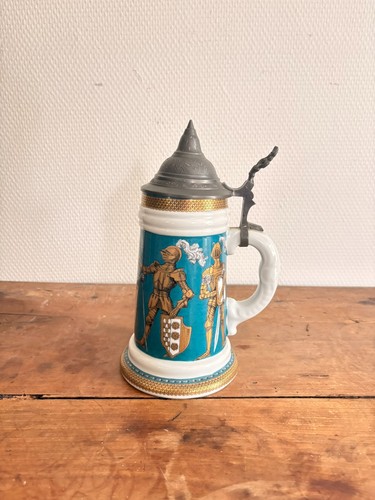 Chope biere porcelaine - chope,