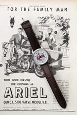 MOTO ARIEL-OROLOGIO DA