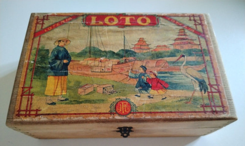 Ancien jeu loto decors - de,