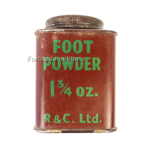 Boite foot powder - powder, anglais