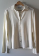 Armedangels - Chemisier manches longues coton crème taille M = 40