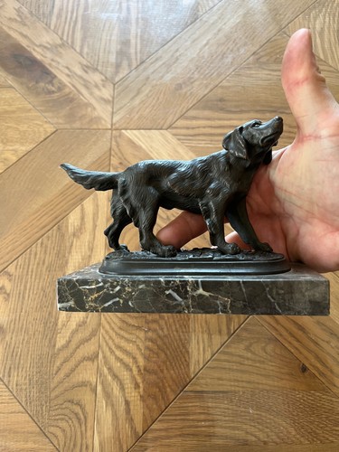 Bronze sculpture animaux chien - animaux,