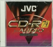 JVC CD-R Audio/Blank CD-R Audio 74 min CD-RA74 Digital Audio Neuf New Neu Nuovo