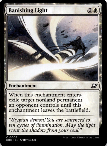 Mtg magic banishing light - mtg,