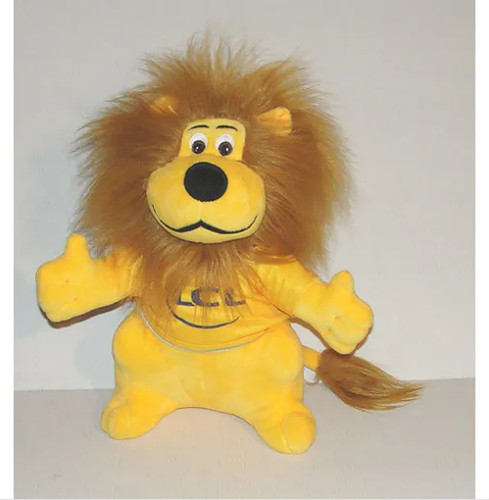 Peluche lion lcl mascotte - lion, tour