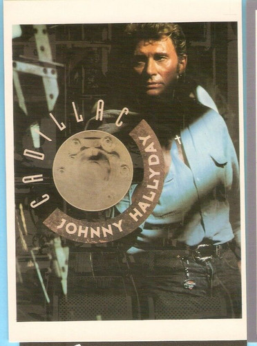 Johnny hallyday carte postale - johnny,