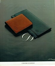 Publicité Advertising 129 1978   S.T Dupont accessoires cuir  portefeuille étui