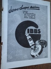 GIBBS savon dentifrice + Eau de Cologne L.T. PIVER pub papier ILLUSTRATION 1932