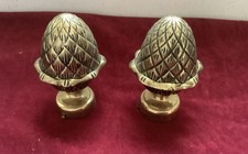 Embouts pomme de pin tringle barre à rideau Bronze ,occasion,A