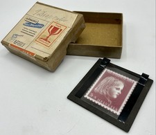 Diapositive plaque de verre