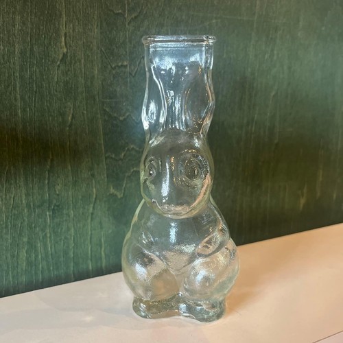 Tirelire lapin verre rétro - , 4e