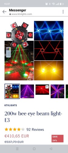 Jeux lumière 200w bee - jeux,