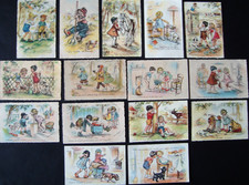Lot de 15 CPA  /  illustratrice  :  Germaine Bouret  ( rééditions anciennes )