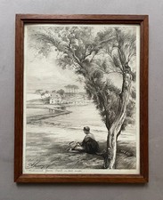 Dessin signé Alfred Sauvigny