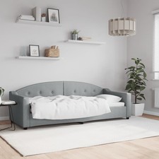 Lit de repos crème 80x200 cm